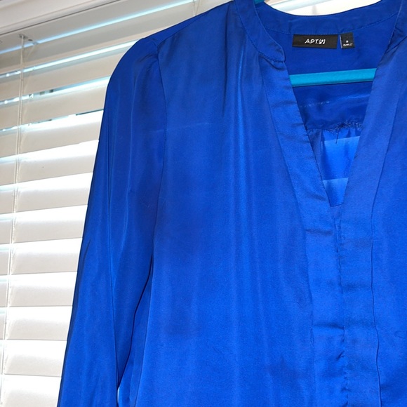 ☀️ 3/$15 ☀️ Apt 9 Blue Top - Picture 4 of 5